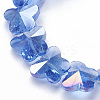 Electroplate Glass Beads X-EGLA-Q091-14mm-B10-3