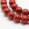 Natural Red Jasper Beads Strands G-E375-4mm-02-1