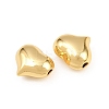 Valentine's Day Brass Beads KK-H292-51B-G-2
