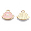 Alloy Enamel Charms X-PALLOY-N170-017B-NR-2