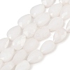 Natural White Moonstone Beads Strands G-A303-A01-01-2