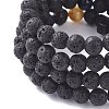 Cross Beads Stretch Bracelets Set for Women BJEW-JB07150-6