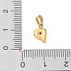 316L Surgical Stainless Steel Charms STAS-G315-01G-P-3