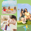 Paper & PVC Blank DIY Pinwheels Craft for Kids Art and Craft DIY-WH0128-20-5