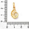 Brass Micro Pave Cubic Zirconia Pendants LS-KK-S517-01C-G-3