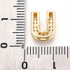 Brass Micro Pave Cubic Zirconia Charms KK-N254-217G-U-3