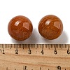 Natural Red Aventurine Round Ball Figurines Statues for Home Office Desktop Decoration G-P532-02A-07-3