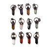 Natural & Synthetic Mixed Gemstone Pendants G-B149-09R-1