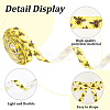 Polyester Bees Printed Grosgrain Ribbons SRIB-WH20020-018C-5