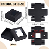 Square Kraft Paper Storage Gift Boxes CON-WH0095-100C-02-2