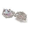 Rack Plating Alloy Rhinestone Pendants PALLOY-F312-07P-2