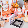 6Pcs 2 Styles Square Transparent 3D Floating Frame Display OBOX-TA0001-01-8