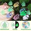 32Pcs 8 Styles Luminous Resin Panda Ornaments DJEW-SZ0001-18-5