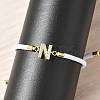 Adjustable Nylon Cord Bracelets X-BJEW-C096-01G-14-3