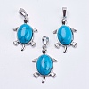 Synthetic Turquoise Pendants G-F265-01M-1