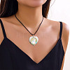 32Pcs 3 Styles Tibetan Style Alloy Pendant Cabochon Settings with Transparent Glass Cabochons FIND-TA0004-79-7