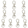 10Pcs Alloy Swivel Lobster Claw Clasps PALLOY-CJ0002-68-3