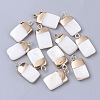 Electroplate Freshwater Shell Pendants X1-SHEL-S276-62A-1