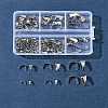 189Pcs 201 Stainless Steel Snap on Bails STAS-FS0001-73-9