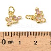 Brass Enamel Charms LS-KK-C107-19G-3
