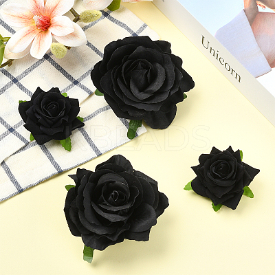Cloth & Iron Alligator Hair Clips AJEW-SP0002-84B-1