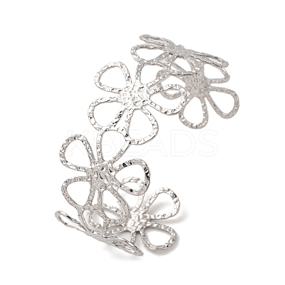 304 Stainless Steel Cuff Bangles LS-BJEW-B135-01A-P-1