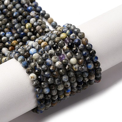 Natural Lapis Lazuli Beads Strands G-L629-B01-3mm-03-1