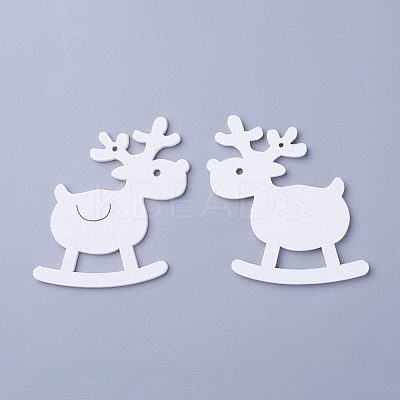 Poplar Wood Pendants WOOD-O004-10B-1