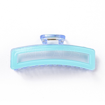 Rectangle PVC Big Claw Hair Clips PW23031370735-1