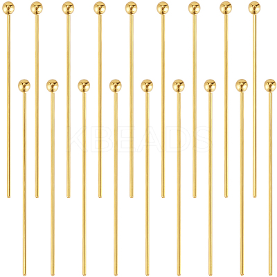 30Pcs 925 Sterling Silver Ball Head Pins STER-BBC0006-40-1