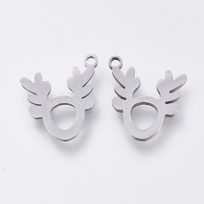 Tarnish Resistant 201 Stainless Steel Charms STAS-S110-062P-1