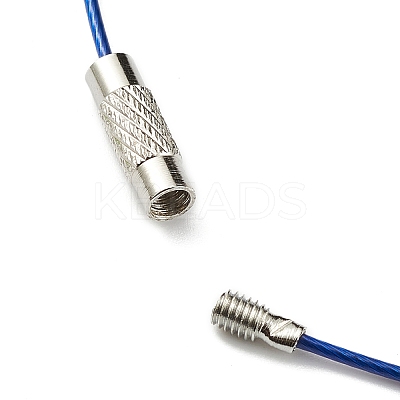 20Pcs Steel Wire Bracelet Making UNKW-YW0001-04B-1