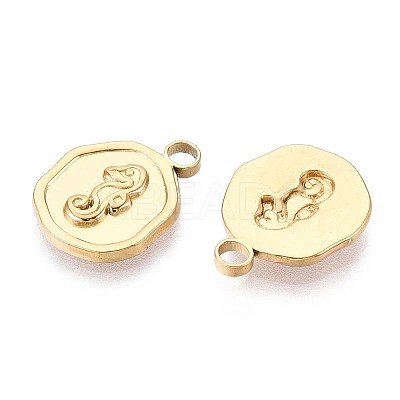 Ion Plating(IP) 304 Stainless Steel Pendants STAS-F282-07G-1