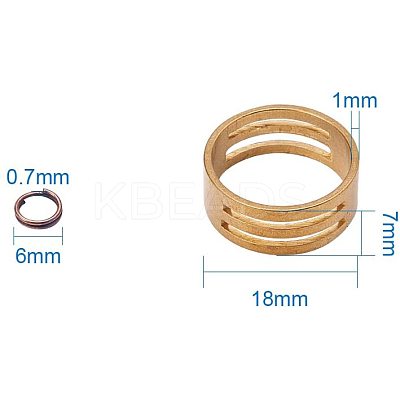 Iron Split Rings Sets IFIN-PH0001-11-6mm-1