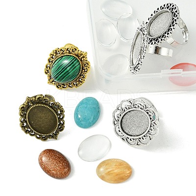 DIY Adjustable Ring Making Kit DIY-FS0005-49-1