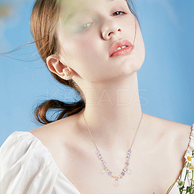 288Pcs 24 Styles Transparent & Imitation Jade & Spray Painted Glass Beads GLAA-AR0001-51-1