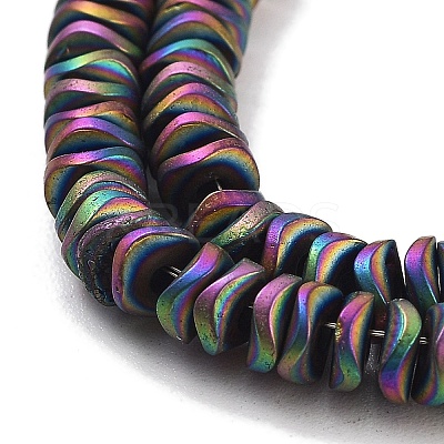 Electroplated Synthetic Non-magnetic Hematite Beads Strands G-H020-M01-19-1