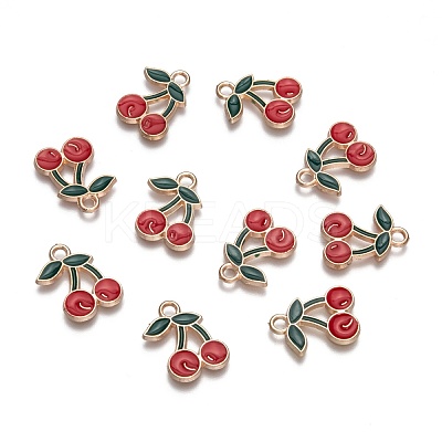 Alloy Enamel Pendants X-PALLOY-N0118-260-1