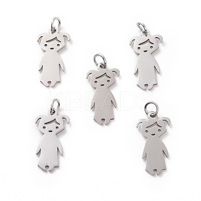 Non-Tarnish 201 Stainless Steel Pendants STAS-S105-LA415-1-1