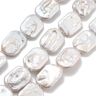 Natural Baroque Keshi Pearl Beads Strands PEAR-P064-01F-06A-1