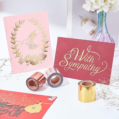 3 Rolls 3 Colors Heat Transfer Vinyl Sheets DIY-FH0003-44-1