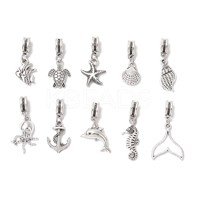 Ocean Themes Tibetan Style Alloy Pendants PALLOY-JF03745-1