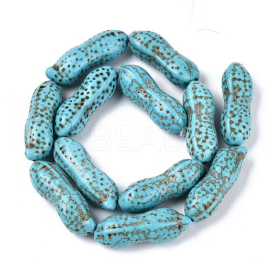 Synthetic Turquoise Beads Strands G-N352-16B-1