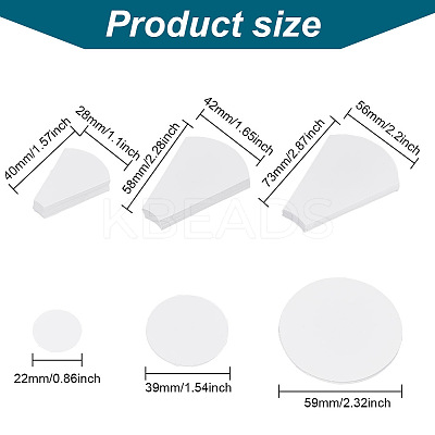 3 Bag 3 Style Paper Quilting Templates DIY-GO0001-25-1