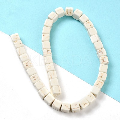 Synthetic Turquoise Beads Strands TURQ-F009-02D-01-1
