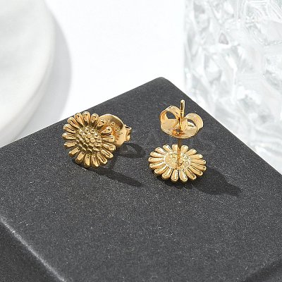 304 Stainless Steel Stud Earrings for Women STAS-Z117-14G-02-1