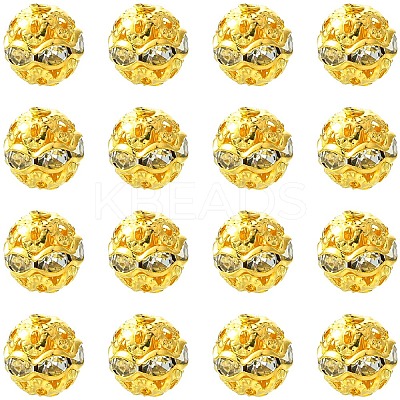 30Pcs Alloy Rhinestone Beads FIND-YW0009-05-1