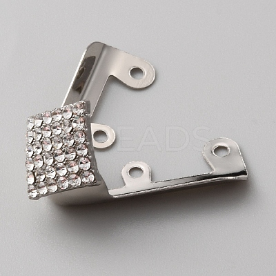 Iron Rhinestone Toe Cap Covers LS-FIND-WH0032-71P-1