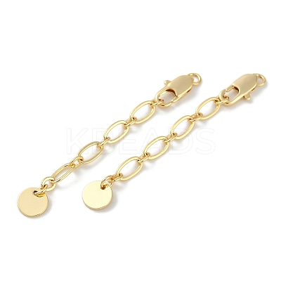 Brass Ends with Chains X-KK-P283-34G-1