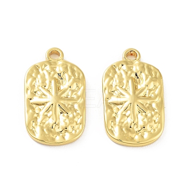 304 Stainless Steel Pendants STAS-F304-01G-04-1